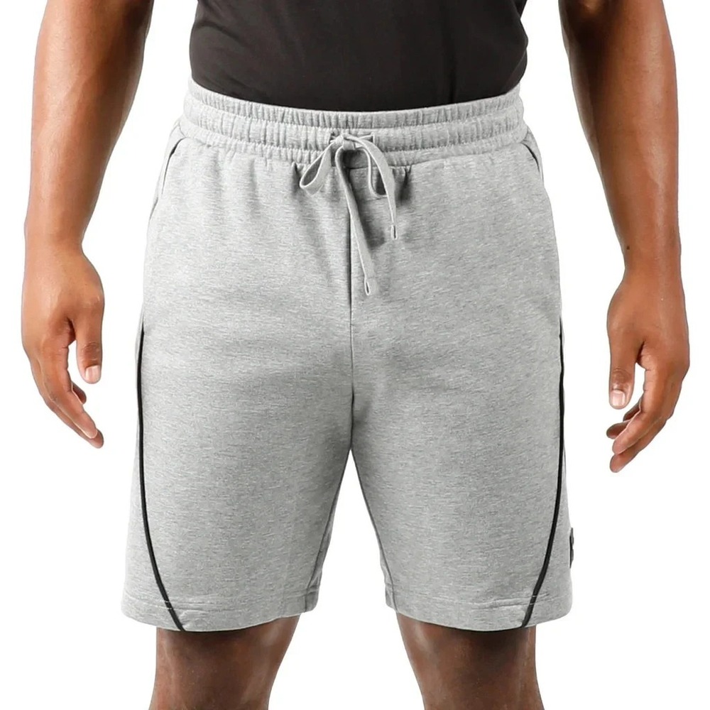 PUMA Sweat Shorts Men 9" Inseam, Gray, Large